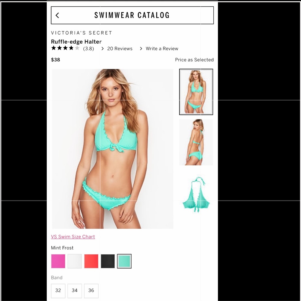 Victoria’s Secret ruffle edge bikini